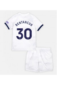 Tottenham Hotspur Rodrigo Bentancur #30 Jalkapallovaatteet Lasten Kotipeliasu 2023-24 Lyhythihainen (+ Lyhyet housut)